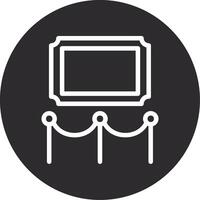 Art Gallery Inverted Icon vector