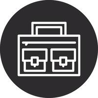 Briefcase Inverted Icon vector