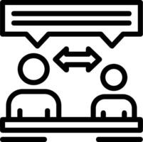 Mentorship Line Icon vector