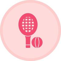 tenis multicolor circulo icono vector