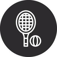 Tennis Inverted Icon vector