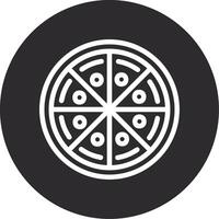 Pizza Inverted Icon vector