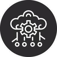 Deep Learning Inverted Icon vector