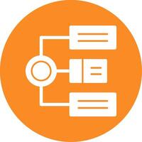 Algorithm Line Circle Icon vector