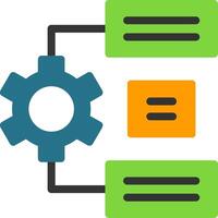 Natural Language Processing Flat Icon vector