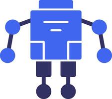 Exoskeleton Solid Two Color Icon vector