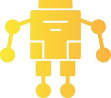 Exoskeleton Solid Multi Gradient Icon vector