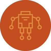 Exoskeleton Line Multi color Icon vector