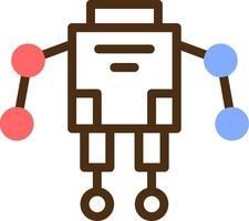 Exoskeleton Color Filled Icon vector