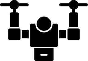 Drone Glyph Icon vector