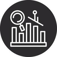 Predictive Analytics Inverted Icon vector