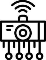 IoT Sensors Line Icon vector