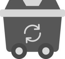 icono de vector de reciclaje