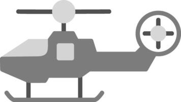 Fighter Helicopter Vector Icon