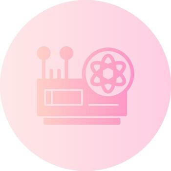 datos Ciencias degradado circulo icono vector