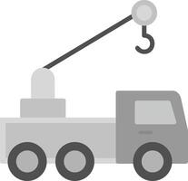 Lifting Crane Truck Vector Icon