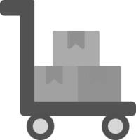 Factory Trolley Vector Icon