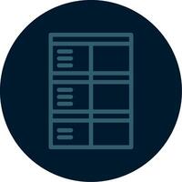 Job application form Line Multi color Icon vector