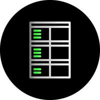 Job application form Dual Gradient Circle Icon vector
