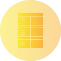 Job application form Gradient Circle Icon vector