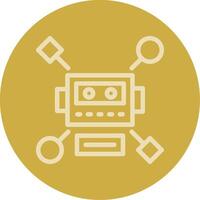 Ambient Intelligence Line Multi color Icon vector