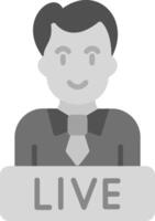 Live News Vector Icon