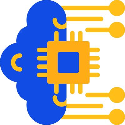 Self-healing Systems Flat Two Color Icon