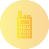 Cognitive Radio Gradient Circle Icon vector