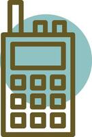 Cognitive Radio Linear Circle Icon vector