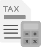 Tax Calculation Vector Icon