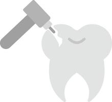 Tooth Drilling Vector Icon