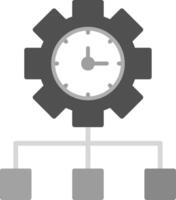 icono de vector de gestión de tiempo