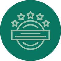 Open job position sign Line Multi color Icon vector