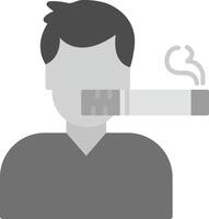 Man Smoking Vector Icon