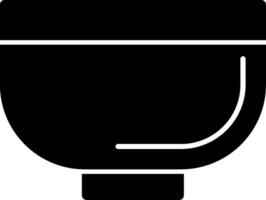 Bowl Glyph Icon vector