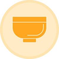 Bowl Multicolor Circle Icon vector