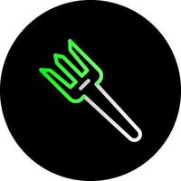 Fork Dual Gradient Circle Icon vector