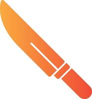 Knife Solid Multi Gradient Icon vector