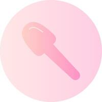 Spoon Gradient Circle Icon vector