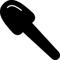 Spoon Glyph Icon vector