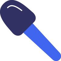 Spoon Solid Two Color Icon vector