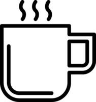 Mug Line Icon vector