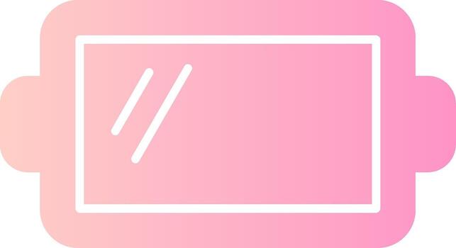 bandeja sólido multi degradado icono vector