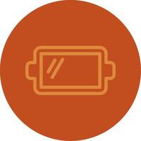 Tray Line Multi color Icon vector