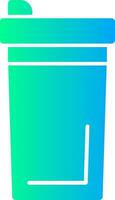 Tumbler Solid Multi Gradient Icon vector