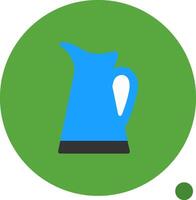 Pitcher Flat Shadow Icon vector