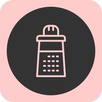 Pepper Linear Round Icon vector