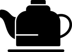 Teapot Glyph Icon vector