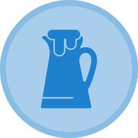 Creamer Multicolor Circle Icon vector
