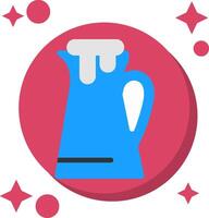 Creamer Tailed Color Icon vector